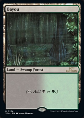 Bayou 30th Anniversary Edition - Modern Frame